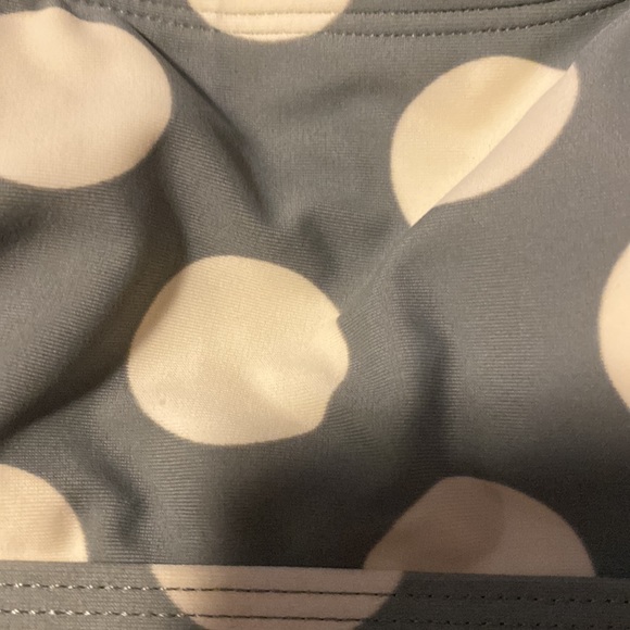 Green doted swim suit top - Picture 2 of 3